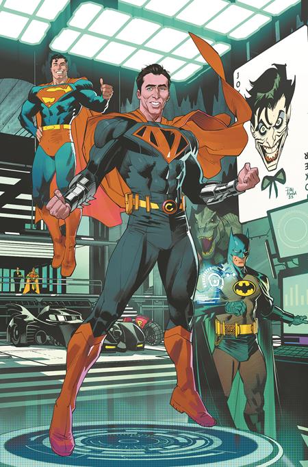 BATMAN SUPERMAN WORLDS FINEST #19 CVR C DAN MORA NICOLAS CAGE SUPER-VARIANT CARD STOCK VAR