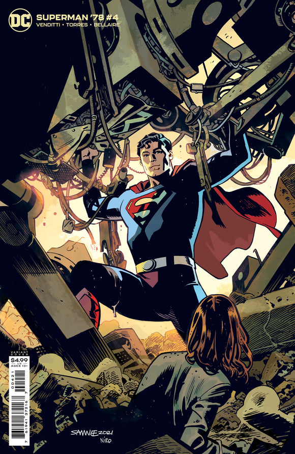 SUPERMAN 78 #4 (OF 6) CVR B CHRIS SAMNEE CARD STOCK VAR
