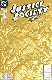 JUSTICE SOCIETY OF AMERICA #1 CVR C JOE QUINONES 90S COVER MONTH FOIL MULTI-LEVEL EMBOSSED CARD STOCK VAR (NET) Allocations may occur