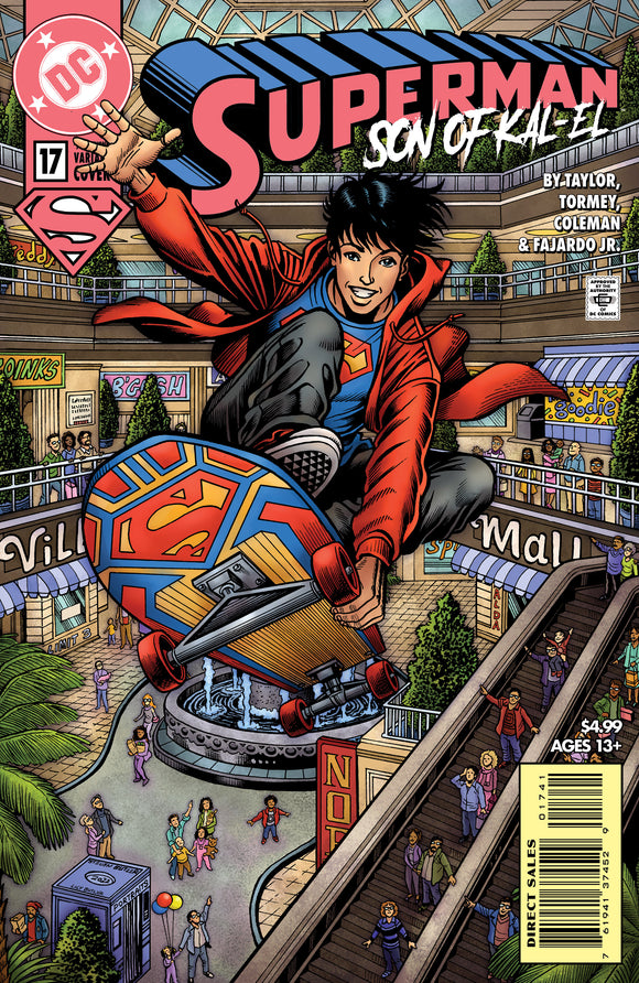 SUPERMAN SON OF KAL-EL #17 CVR C STEVEN BUTLER 90S COVER MONTH CARD STOCK VAR (KAL-EL RETURNS)