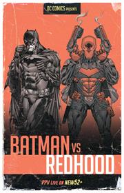 BATMAN VS ROBIN #3 (OF 5) CVR G MARIO FOX FOCCILLO FIGHT POSTER BATMAN VS RED HOOD CARD STOCK VAR