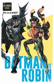 BATMAN VS ROBIN #3 (OF 5) CVR J MARIO FOX FOCCILLO FIGHT POSTER BATMAN VS ROBIN CARD STOCK VAR