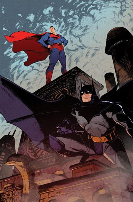 BATMAN SUPERMAN WORLDS FINEST #21 CVR E INC 1:25 SANFORD GREENE CARD STOCK VAR