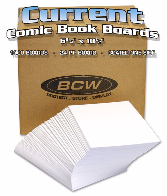 BULK CURRENT COMIC BACKING BOARDS (100 LOOSE)(Pick up only)