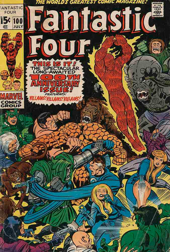 Fantastic Four 1961  #100 .