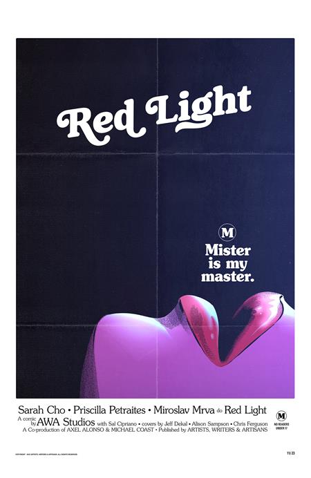 RED LIGHT #2 (OF 4) CVR C CHRIS FERGUSON & PRISCILLA PETRAITES EROTIC FILM HOMAGE VAR (MR)