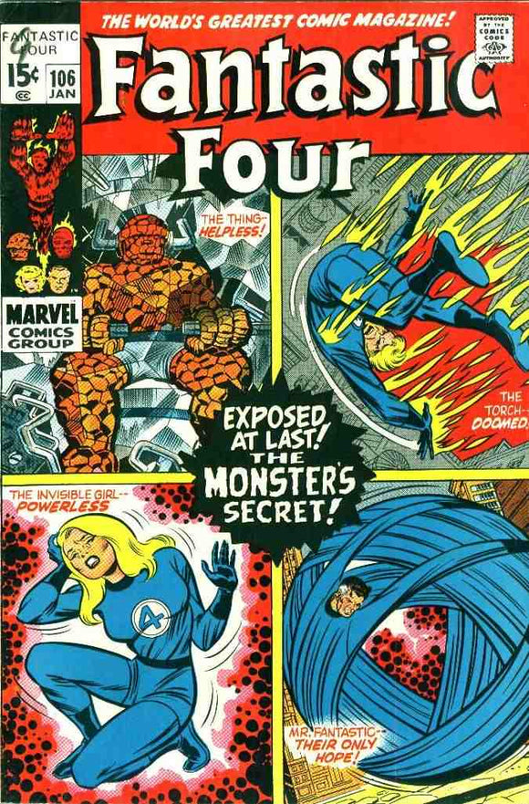 Fantastic Four 1961  #106 ..