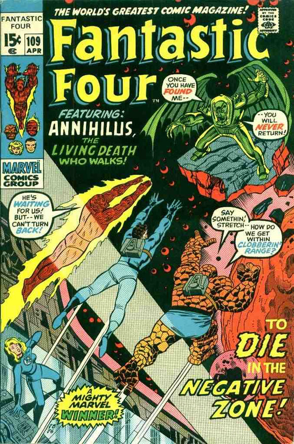 Fantastic Four 1961  #109 ..