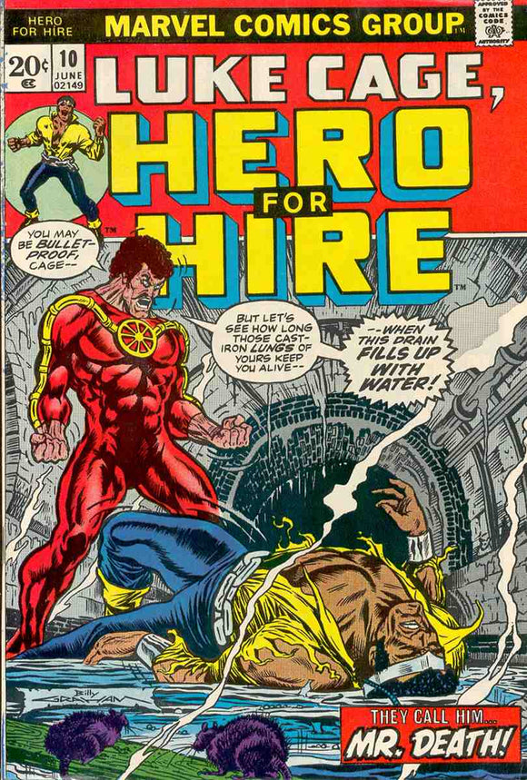 Power Man and Iron Fist 1972 Hero for Hire #10 VG+