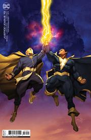 JUSTICE LEAGUE #72 CVR B ARIEL OLIVETTI CARD STOCK VAR