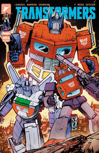 TRANSFORMERS #4  CVR A DANIEL WARREN JOHNSON & MIKE SPICER