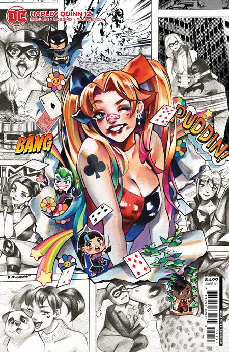 HARLEY QUINN #12 CVR C INC 1:25 RIAN GONZALES CARD STOCK VAR