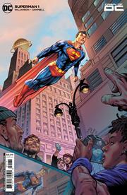 SUPERMAN #1 CVR G ED BENES & WAYNE FAUCHER CARD STOCK VAR