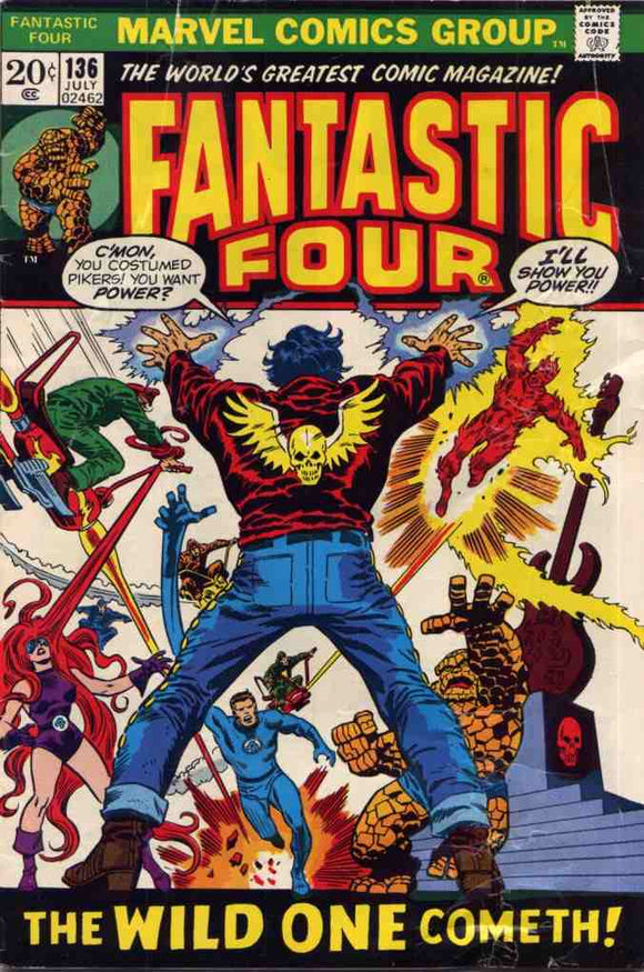 Fantastic Four 1961  #136 vg+