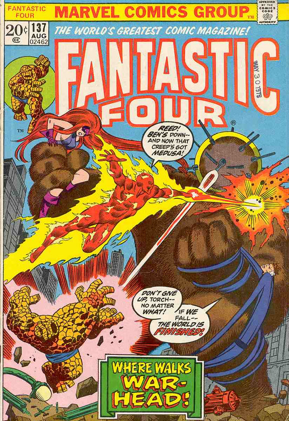 Fantastic Four 1961  #137 VF