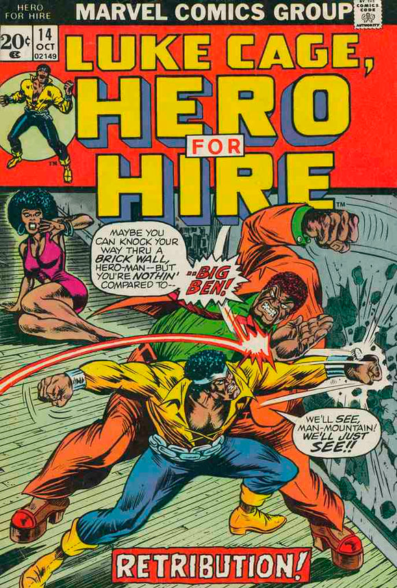 Power Man and Iron Fist 1972 Hero for Hire #14 VF