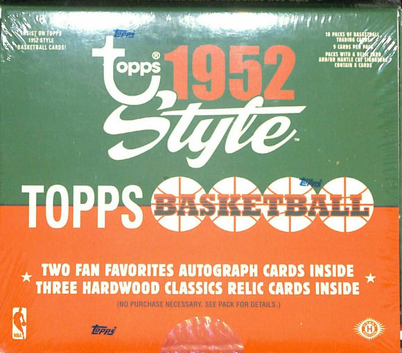 2005-06 Topps 1952 Style Basketball Sealed Hobby Box