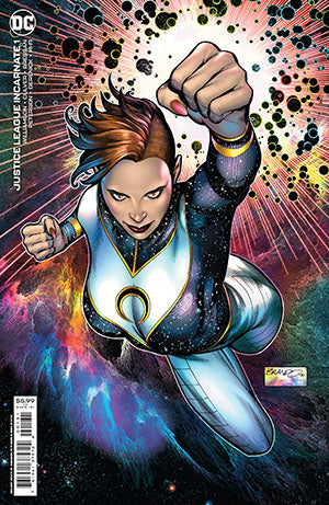 JUSTICE LEAGUE INCARNATE #1 (OF 5) CVR C INC 1:25 ANDREI BRESSAN &BRANDON PETERSON CARD STOCK VAR