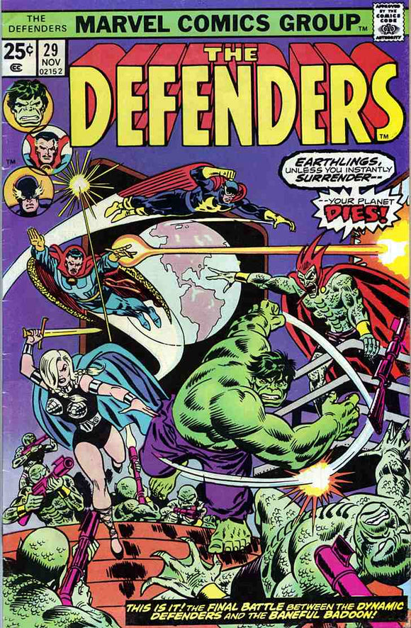 Defenders 1972 #29.