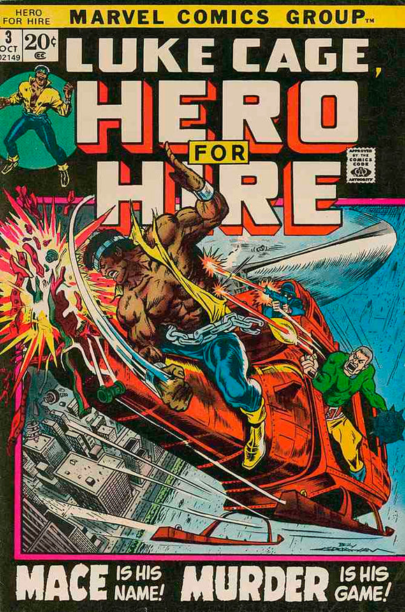 Power Man and Iron Fist 1972 Hero for Hire #3 FN-