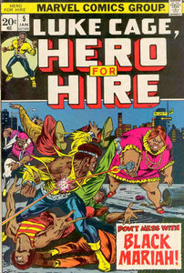 Power Man and Iron Fist 1972 Hero for Hire #5 FN+