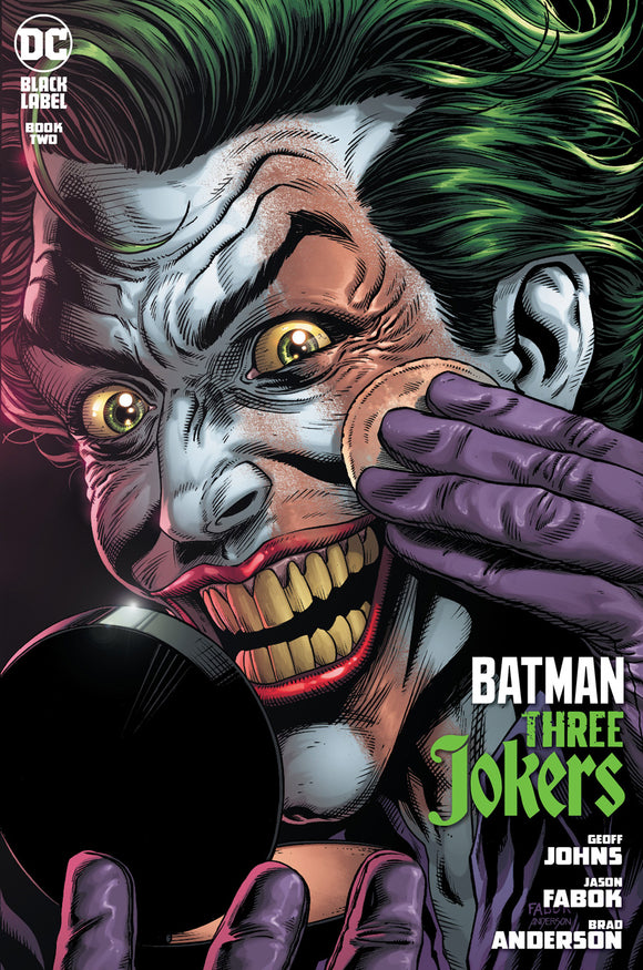 BATMAN THREE JOKERS #2 (OF 3) PREMIUM VAR F APPLYING MAKEUP (MINIMUM ORDER OF 50 COPIES)