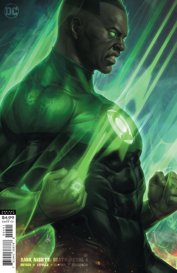 DARK NIGHTS DEATH METAL #4 (OF 7) CVR D STANLEY ARTGERM LAU GREEN LANTERN JOHN STEWART VAR