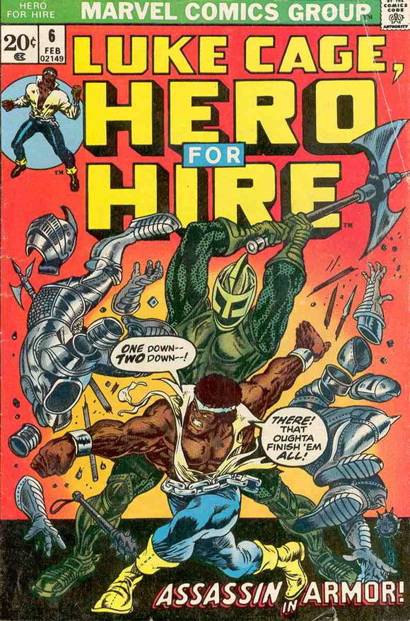 Power Man and Iron Fist 1972 Hero for Hire #6 VF/VF+