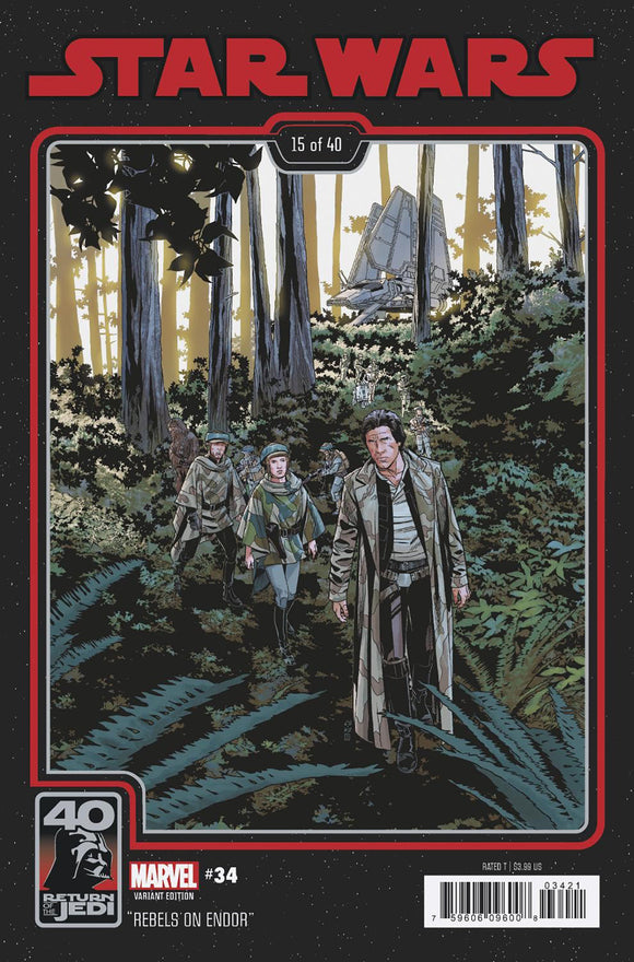 STAR WARS 34 CHRIS SPROUSE RETURN OF THE JEDI 40TH ANNIVERSARY VARIANT