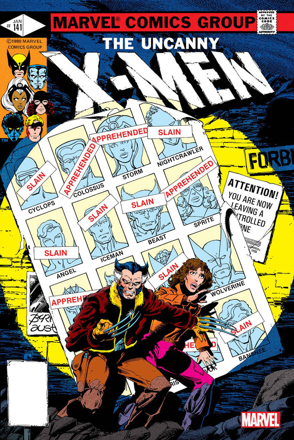 X-MEN 141 FACSIMILE EDITION POSTER  (in store only)