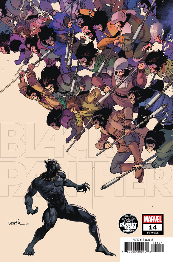 BLACK PANTHER 14 YU PLANET OF THE APES VARIANT