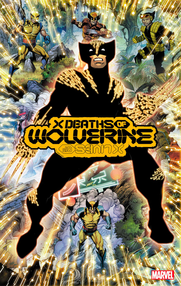 X DEATHS OF WOLVERINE 5 BAGLEY TRADING CARD VARIANT