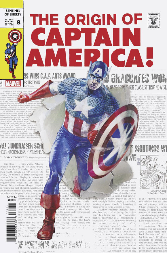 CAPTAIN AMERICA: SENTINEL OF LIBERTY 8 MALEEV CLASSIC HOMAGE VARIANT