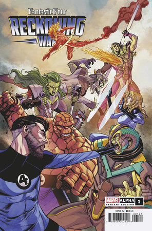 FANTASTIC FOUR RECKONING WAR ALPHA #1 CASELLI VAR