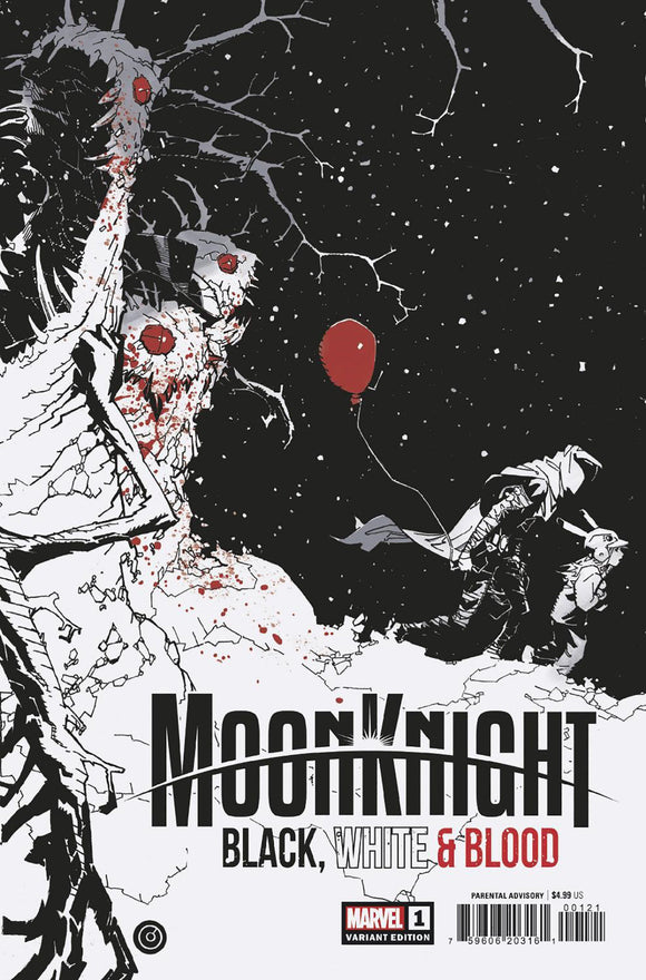 MOON KNIGHT: BLACK, WHITE & BLOOD 1 BACHALO VARIANT