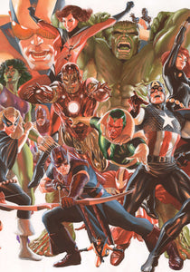 AVENGERS 4 ALEX ROSS CONNECTING AVENGERS VARIANT PART B