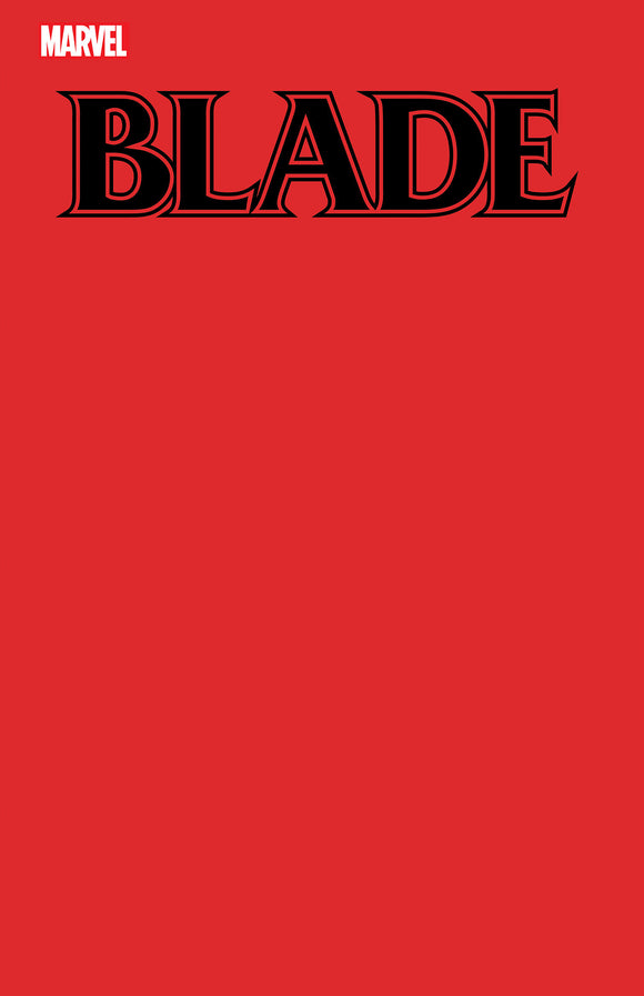 BLADE 1 BLOOD RED BLANK COVER VARIANT