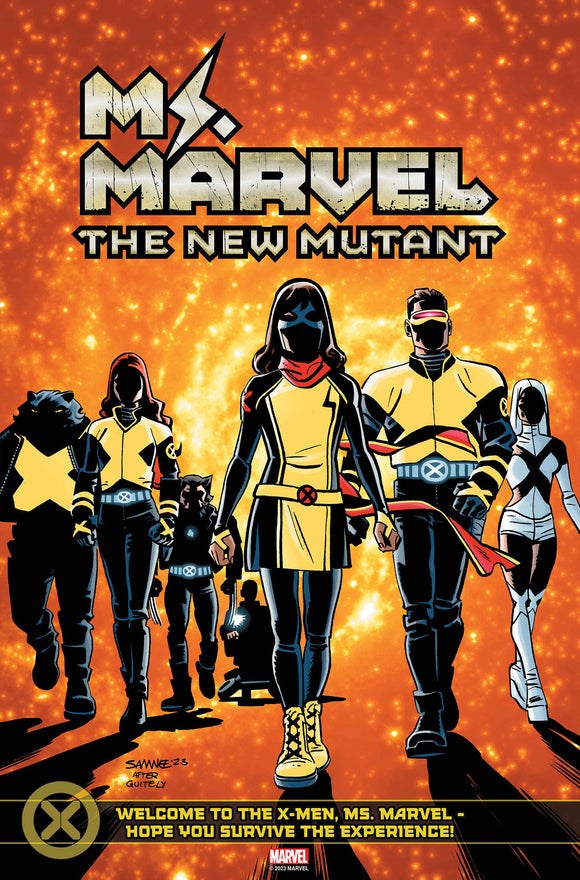 MS. MARVEL: THE NEW MUTANT 4 CHRIS SAMNEE TEAM HOMAGE VARIANT