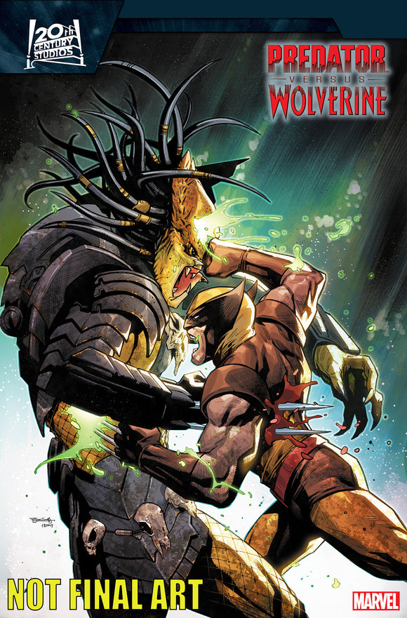 PREDATOR VS. WOLVERINE 1 STEPHEN SEGOVIA VARIANT