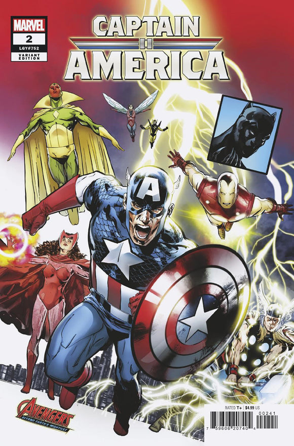 CAPTAIN AMERICA 2 PHIL JIMENEZ AVENGERS 60TH VARIANT