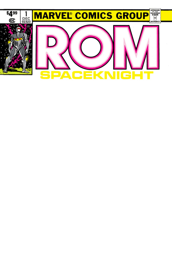 ROM 1 FACSIMILE EDITION BLANK VARIANT