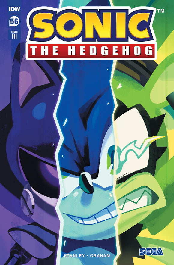 Sonic the Hedgehog #56 Variant RI (1-10) (Fourdraine)