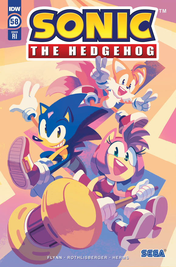 Sonic the Hedgehog #58 Variant RI (10) (Fourdraine)