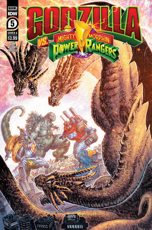 Godzilla vs The Mighty Morphin Power Rangers #5 Variant A (Williams II)