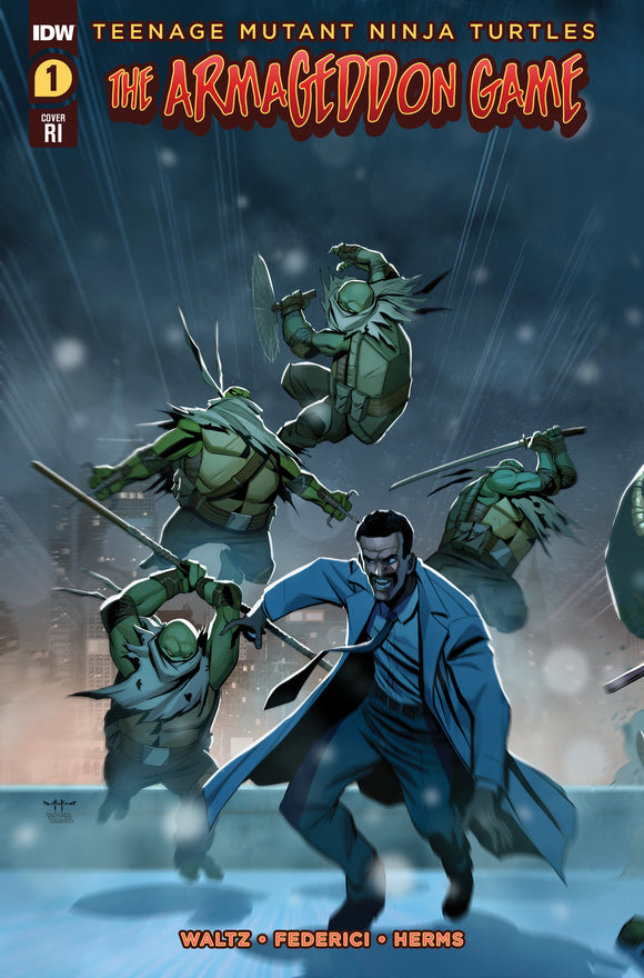 Teenage Mutant Ninja Turtles: The Armageddon Game #1 Variant RI (Qualano) 1:10