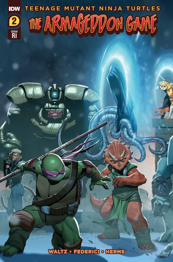 Teenage Mutant Ninja Turtles: The Armageddon Game #2 Variant RI (1-10)(Qualano)