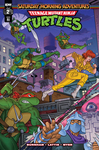 Teenage Mutant Ninja Turtles: Saturday Morning Adventures #2 Variant RI (10) (Quinones)