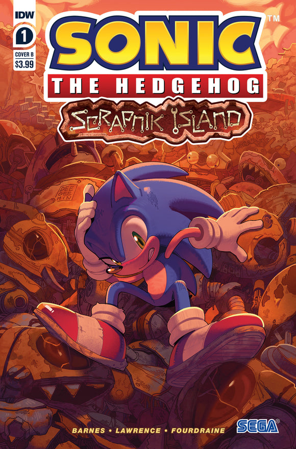 Sonic the Hedgehog: Scrapnik Island #1 Variant B (Kim)