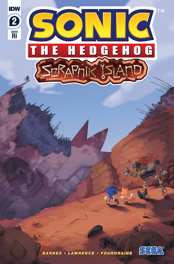 Sonic the Hedgehog: Scrapnik Island #2 Variant RI (10) (Dutreix)
