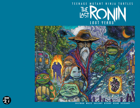 Teenage Mutant Ninja Turtles: The Last Ronin--Lost Years #2 Variant B (Eastman & Bishop)